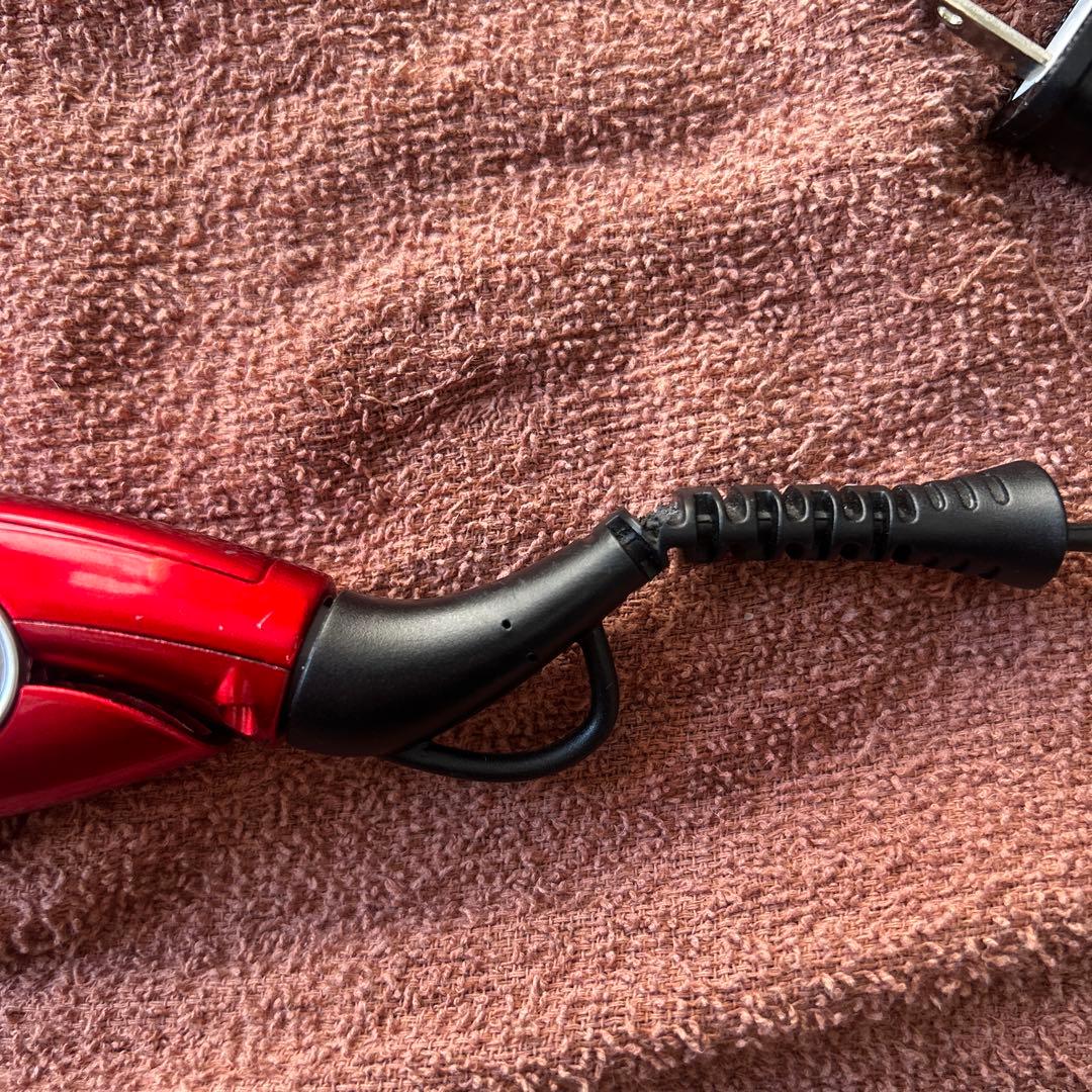 radiant ストレートヘアアイロン レッド(ジャンク品35mm)