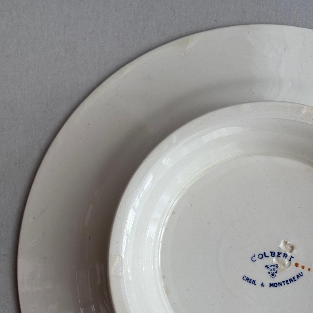 フランスアンティーク クレイユエモントロー COLBERT コンポティエ