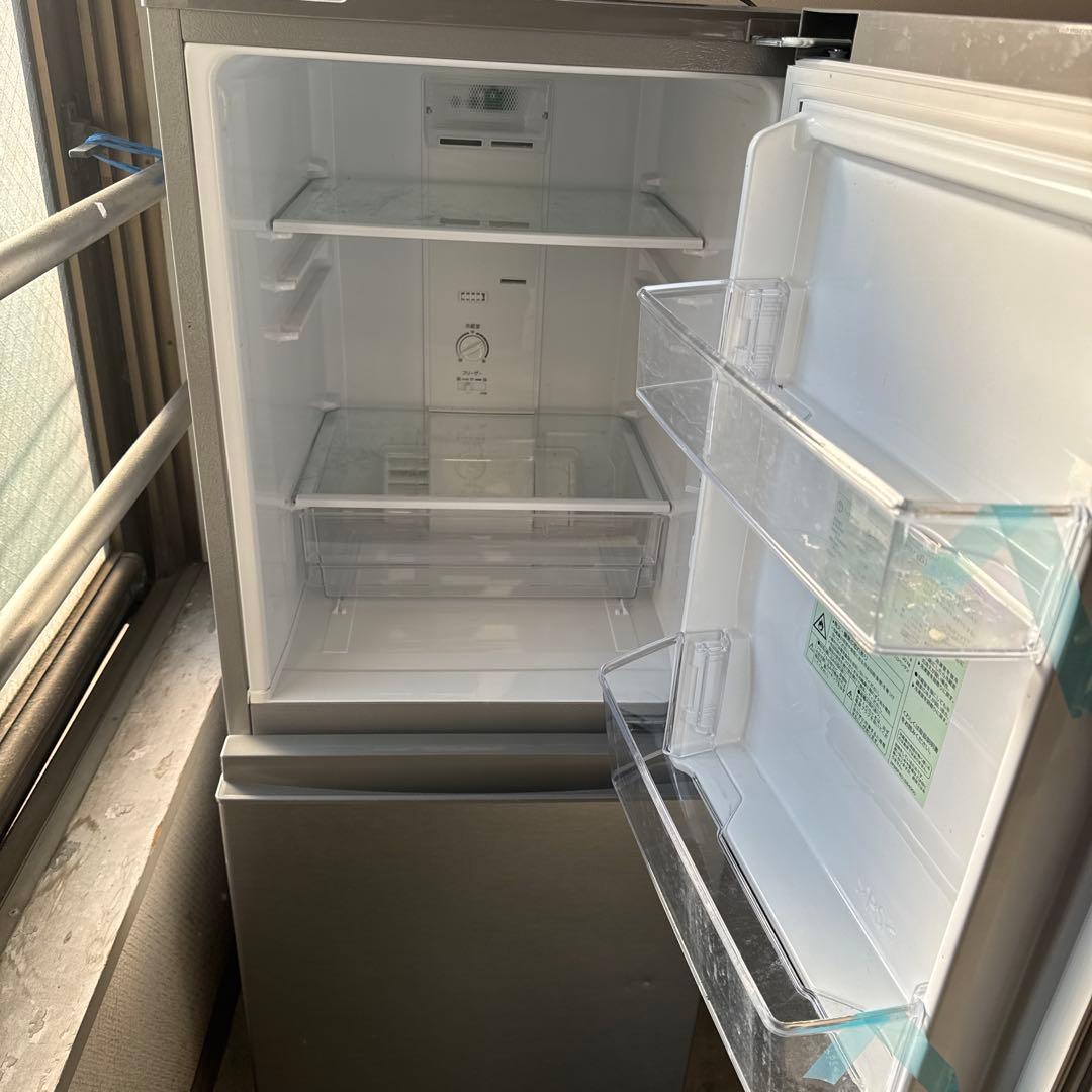 AQUA 冷蔵庫 シルバー 上下二段式