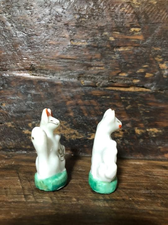 レトロ　お稲荷様　磁器