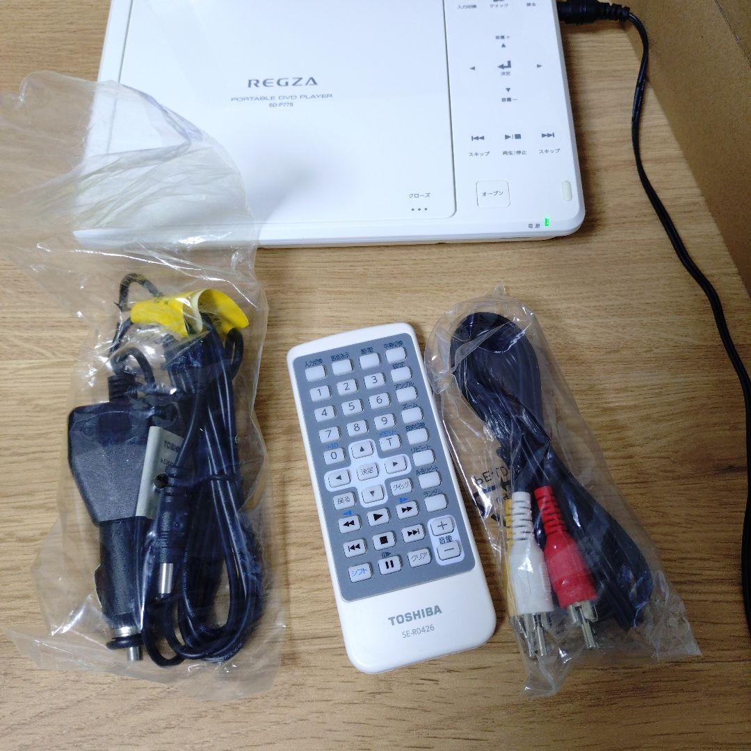TOSHIBA REGZA ポータブルDVDプレーヤー　SD−P77S