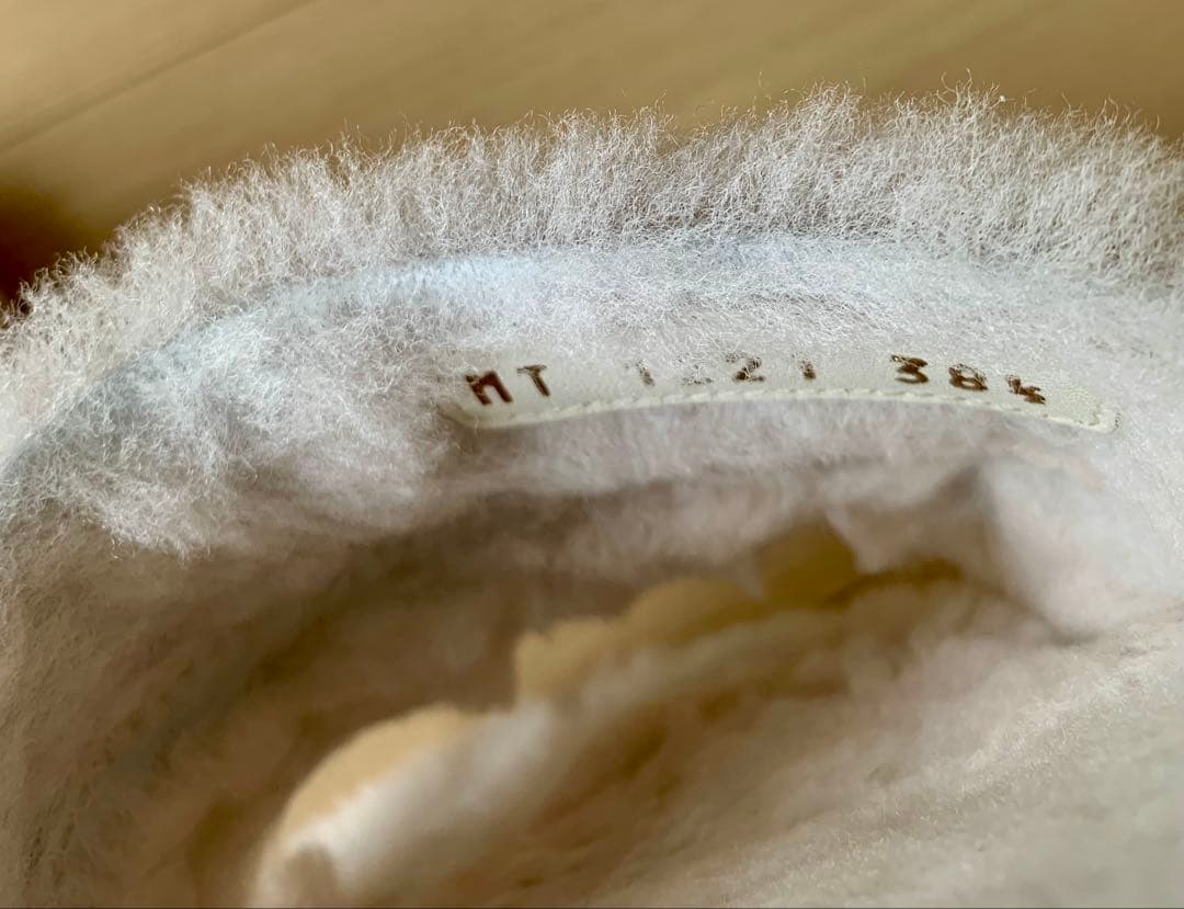 Christian Dior ファー ミュール サンダル イタリア製24.5相当