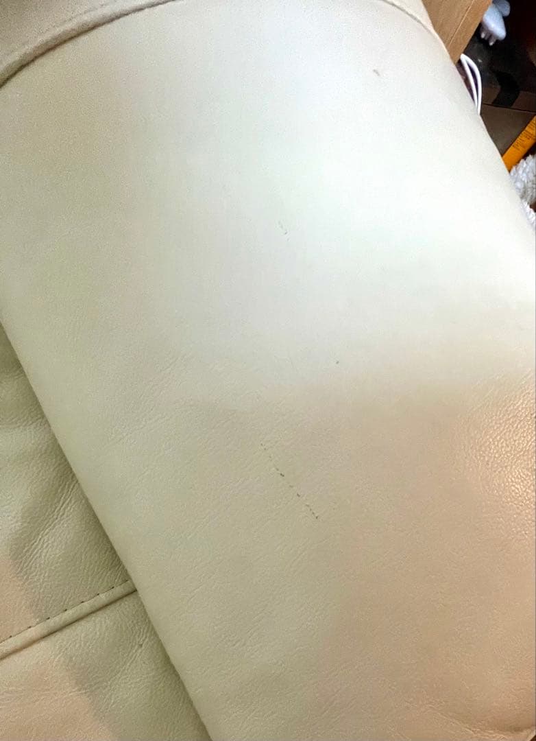 ソファ 合成皮革 白　ホワイト