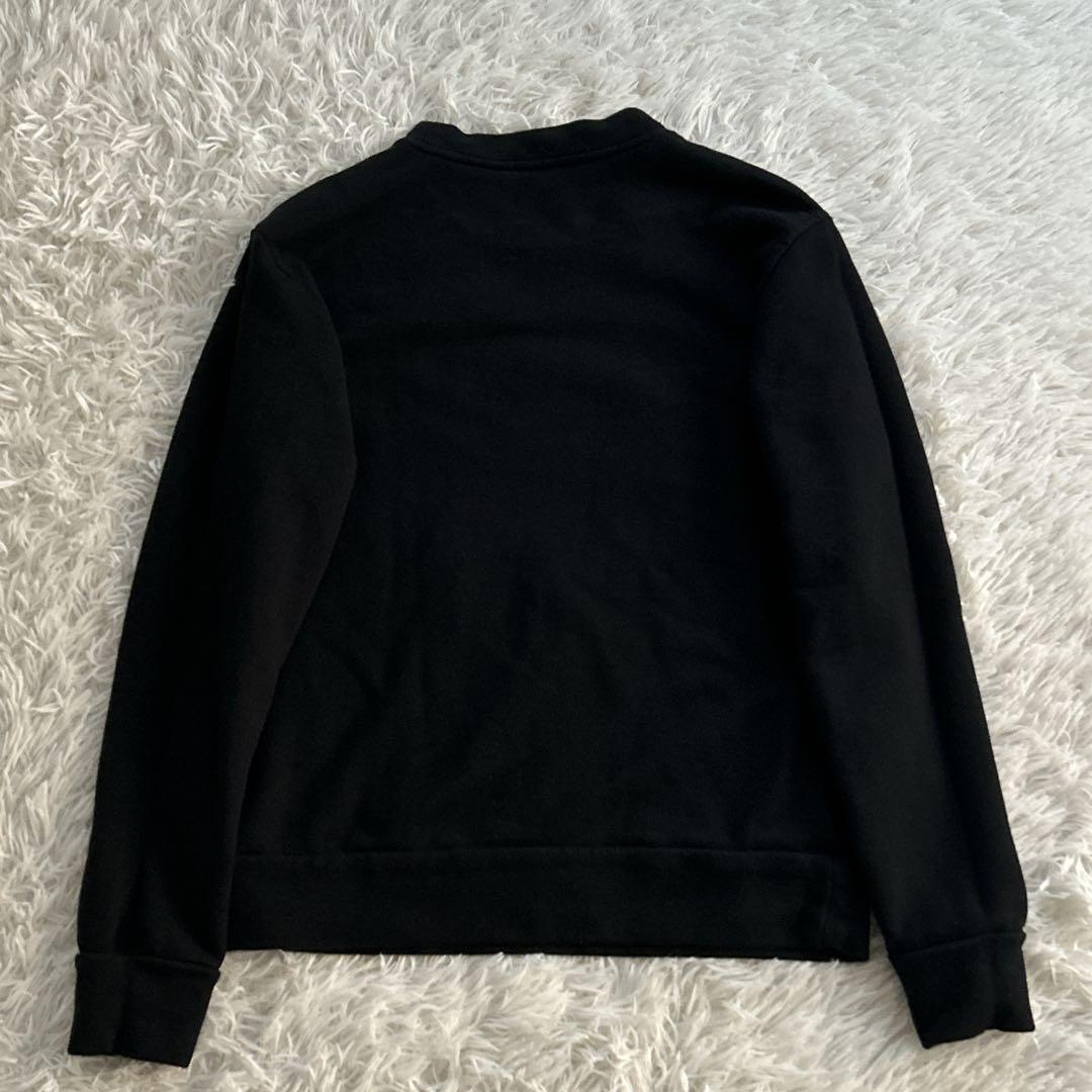 希少サイズ品✨ VERSACE ヴェルサーチ ゴールド刺繍 スウェット 黒 L