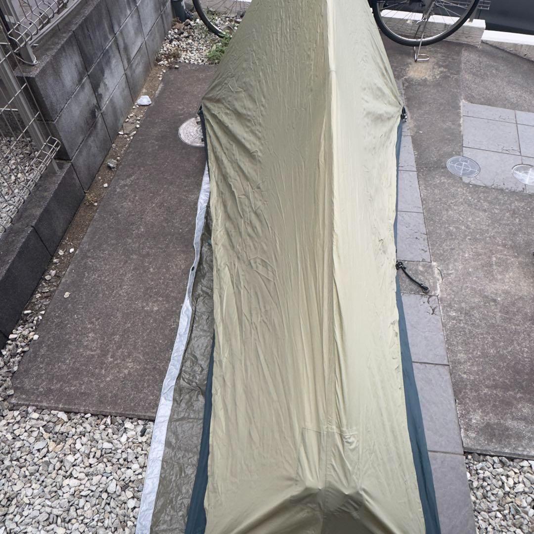 人気モンベル　ムーンライトテント 1型アイボリー　純正グランドシート付