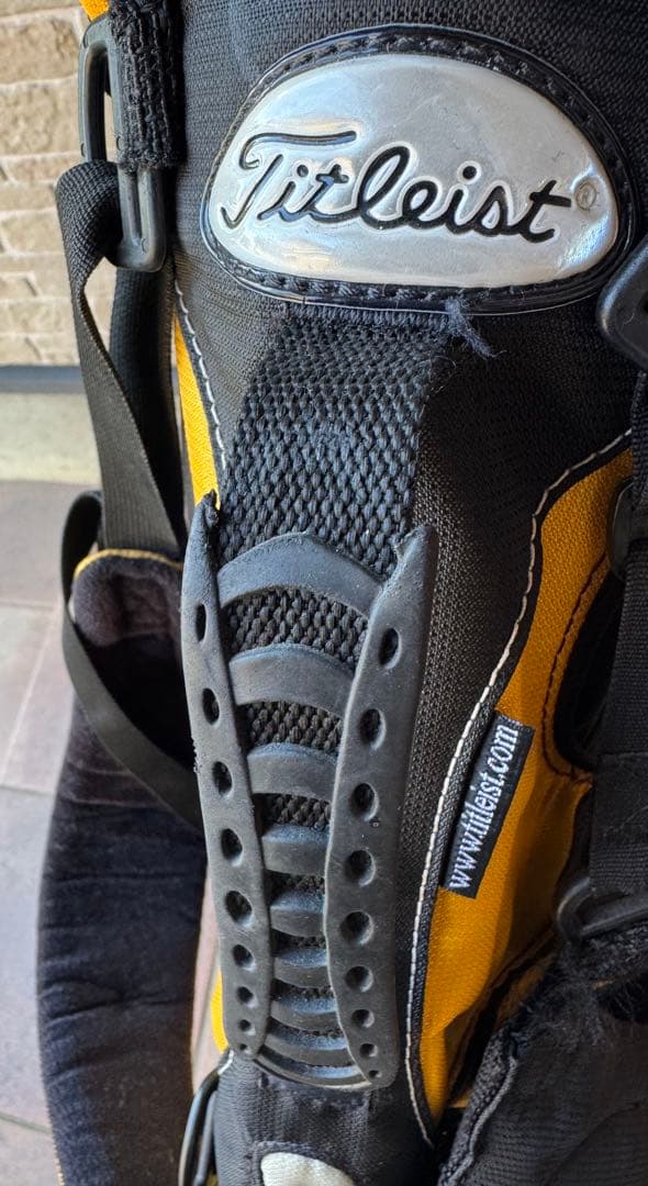 希少　タイトリスト スタンド式キャディバッグ リュック フード付 軽量 機能性◯