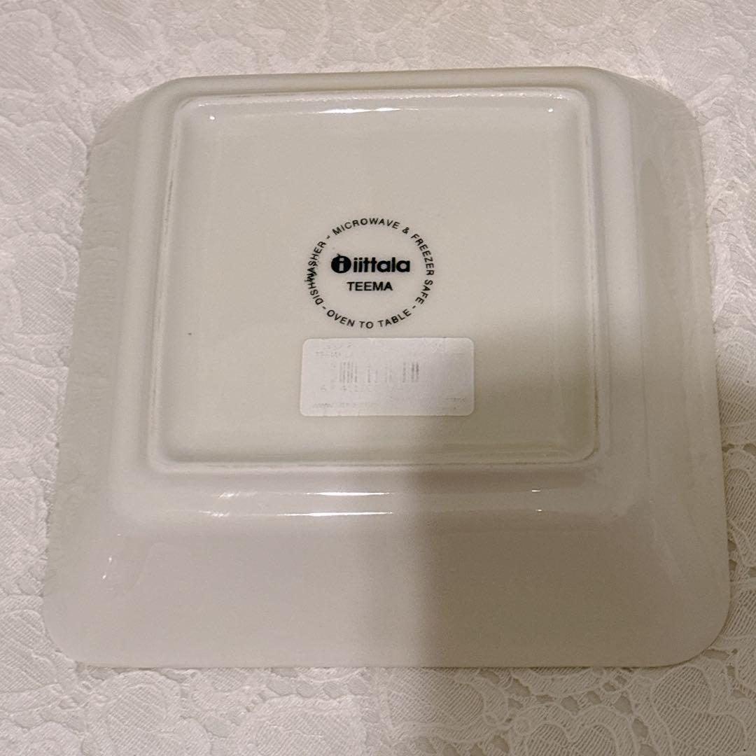 未使用品 イッタラ ティーマ スクエアプレート ホワイト スクエア