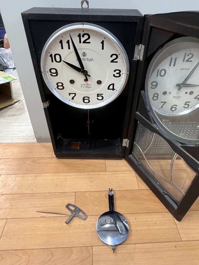 振り子時計 ゼンマイ式 4個まとめて　SEIKO セイコー社アンティーク
