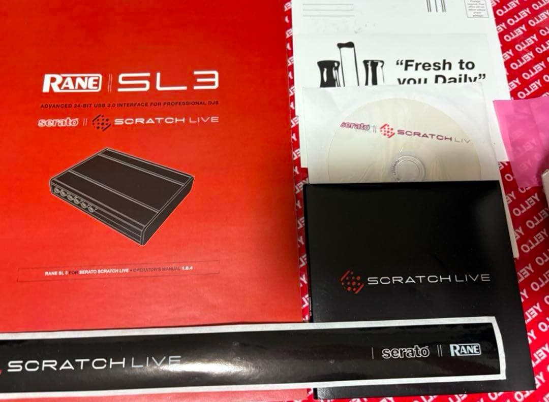 DJ機材 SCRATCHLIVE SL3 RANE serato