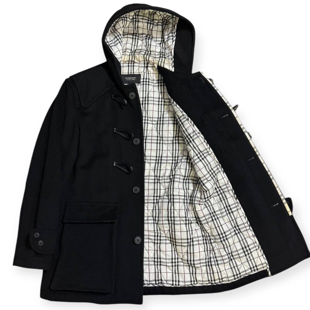 BURBERRY BLACK LABEL ショートダッフルコート ノバチェック
