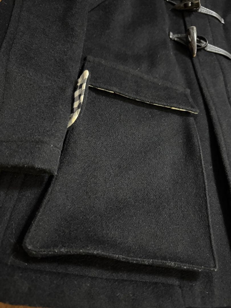 BURBERRY BLACK LABEL ショートダッフルコート ノバチェック
