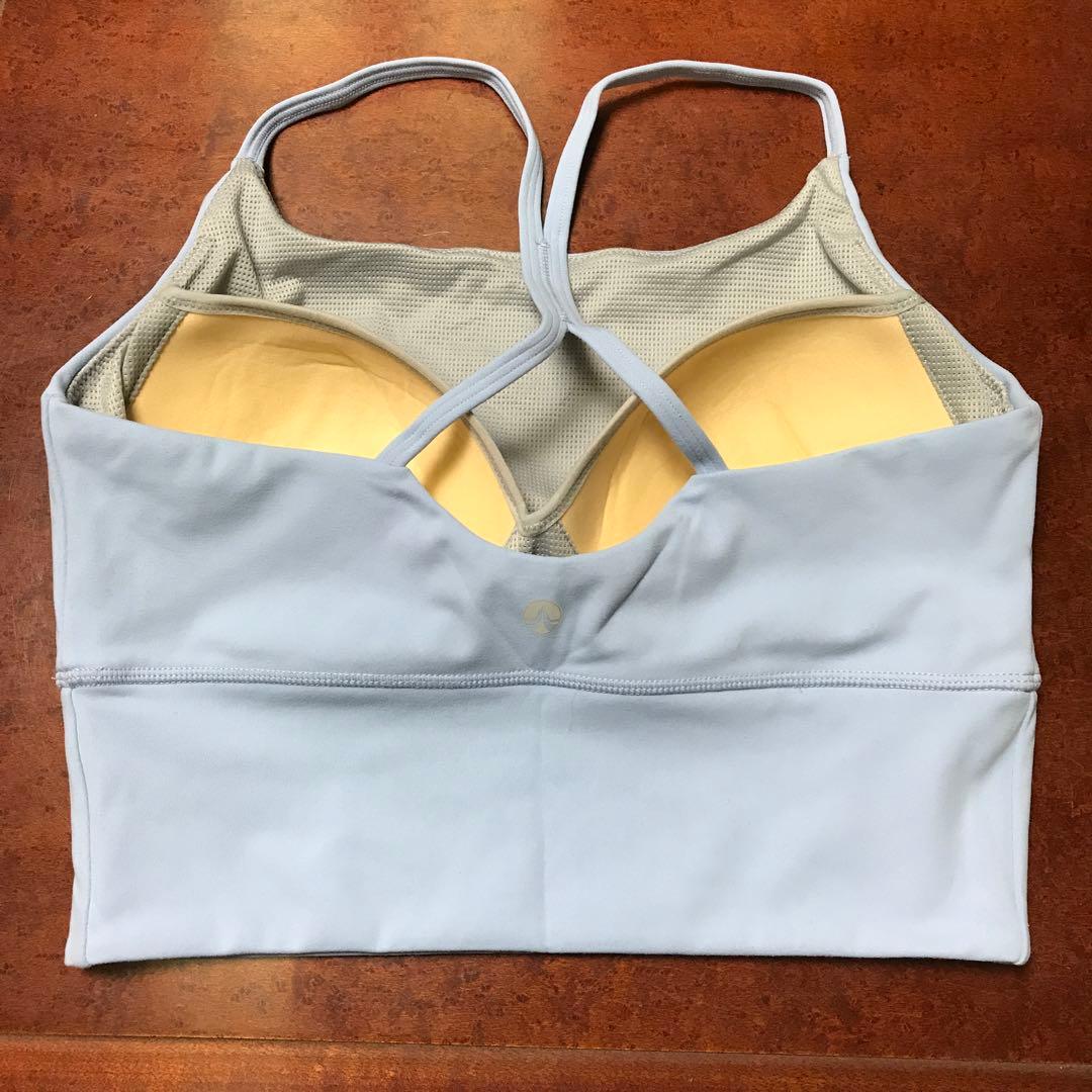 LAVAリントスルSUKALAブラトップ付きリブカシュクールトップス