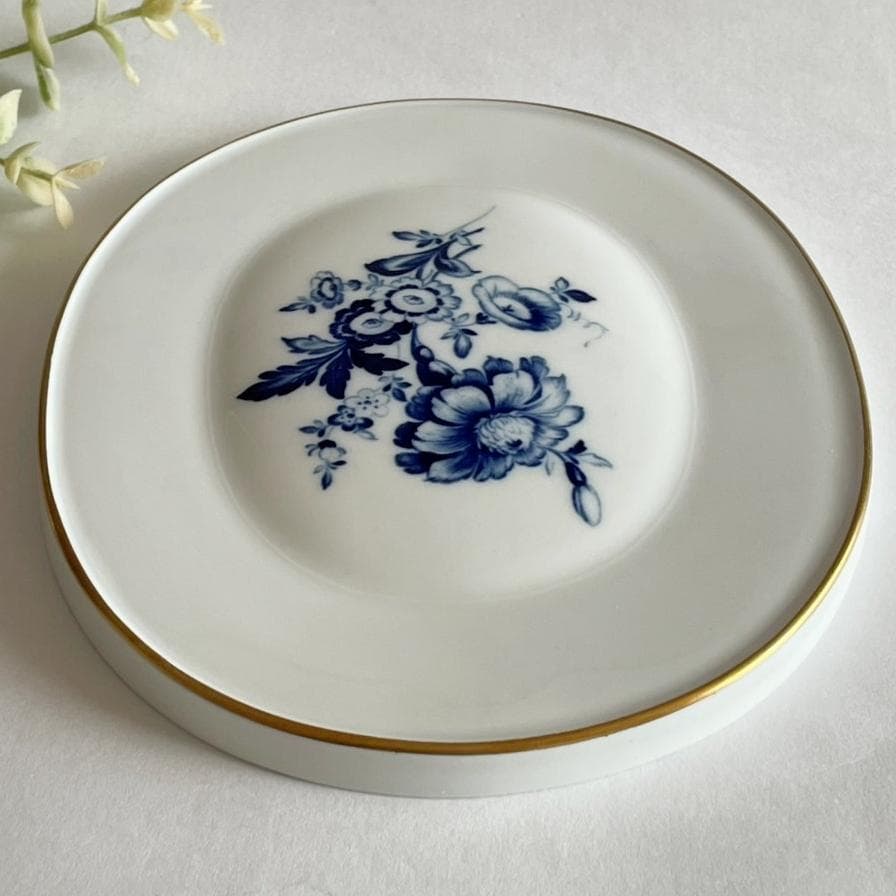 マイセン MEISSEN 陶板 プラーク ブルーフラワー 花