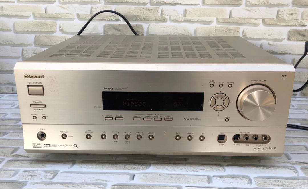 ONKYO TX-SA601 サラウンド6.1ch AVアンプ動作品(A42)
