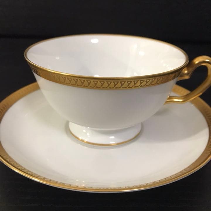 大倉陶園 片葉金蝕 6客セット