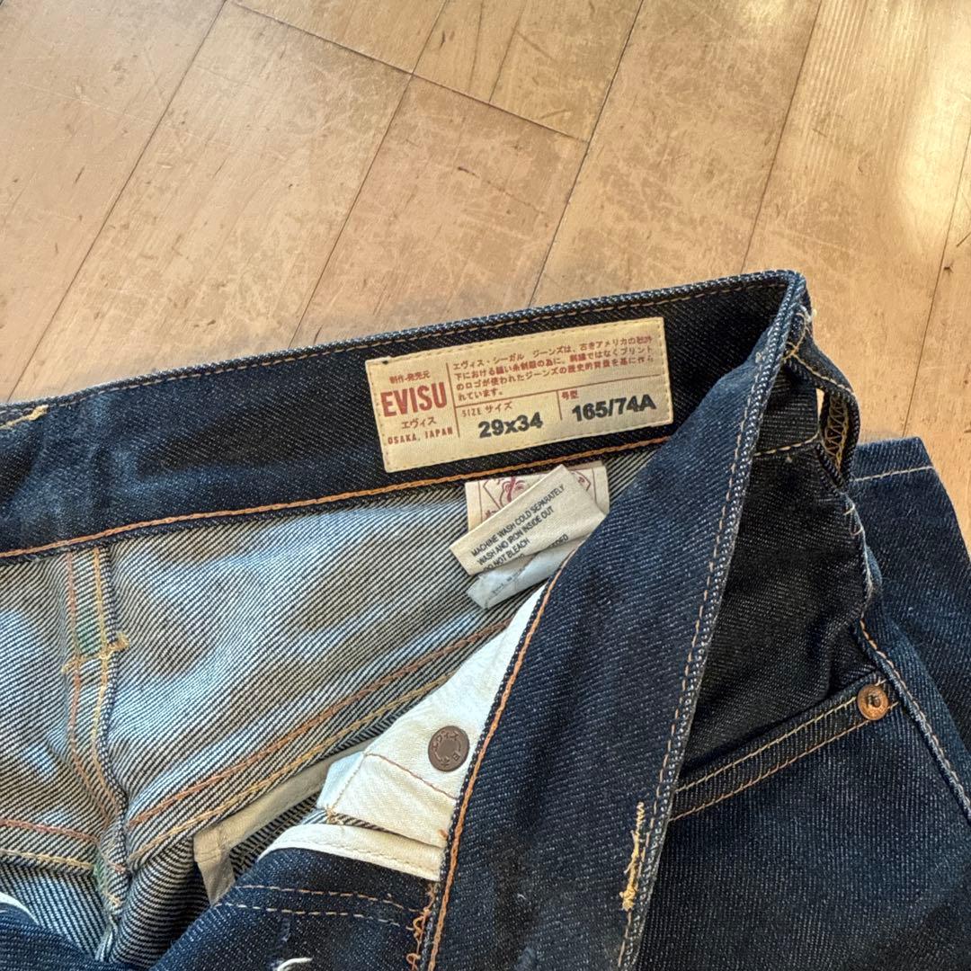 EVISU カスタムメイド ダークデニム 29x34