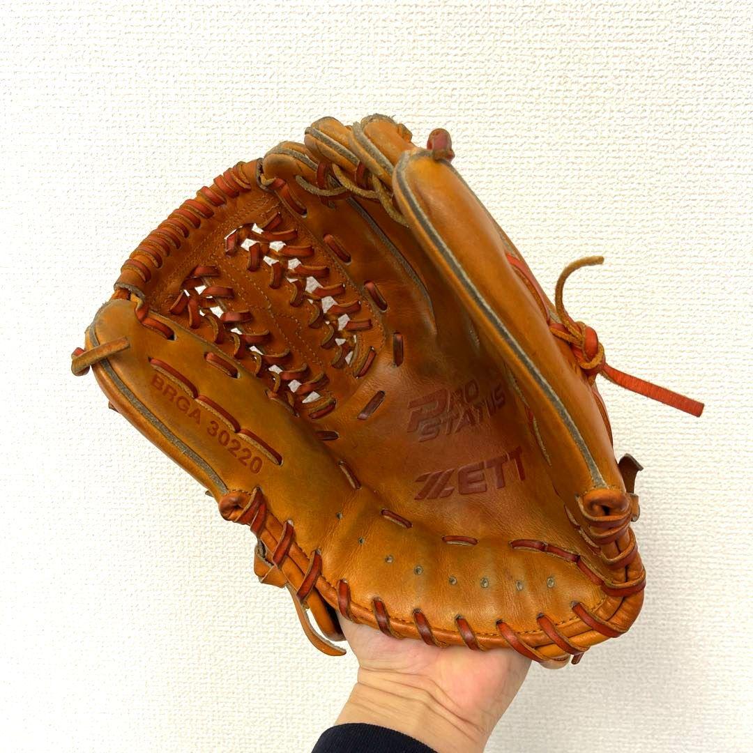 755 ZETT プロステイタス 型抜群 即戦力 軟式 内野手用グローブ