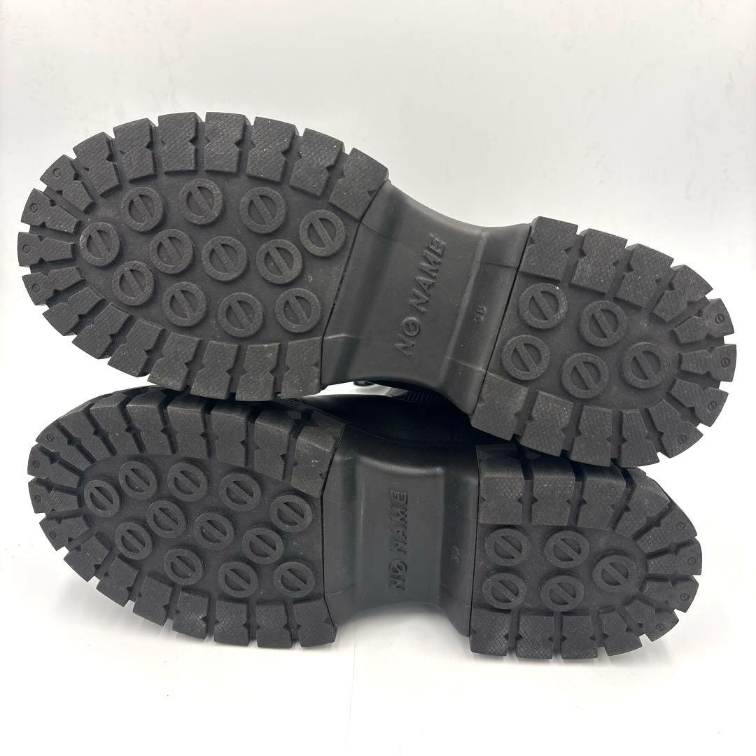 専用✨ノーネーム 厚底 サイドゴアブーツ【38】24cm ブラック