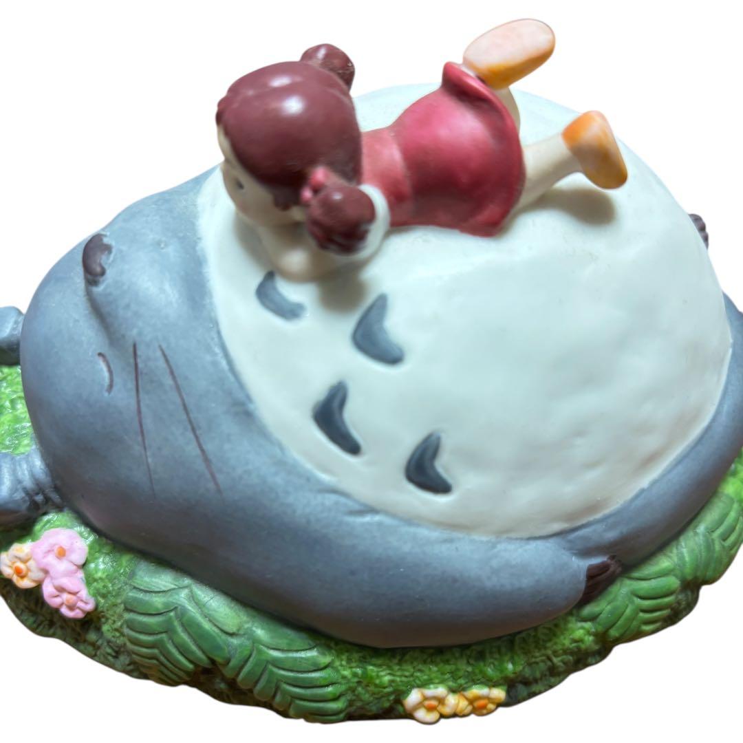 【希少】となりのトトロ 陶器 オルゴール メイちゃん トトロ 昼寝 ジブリ 置物