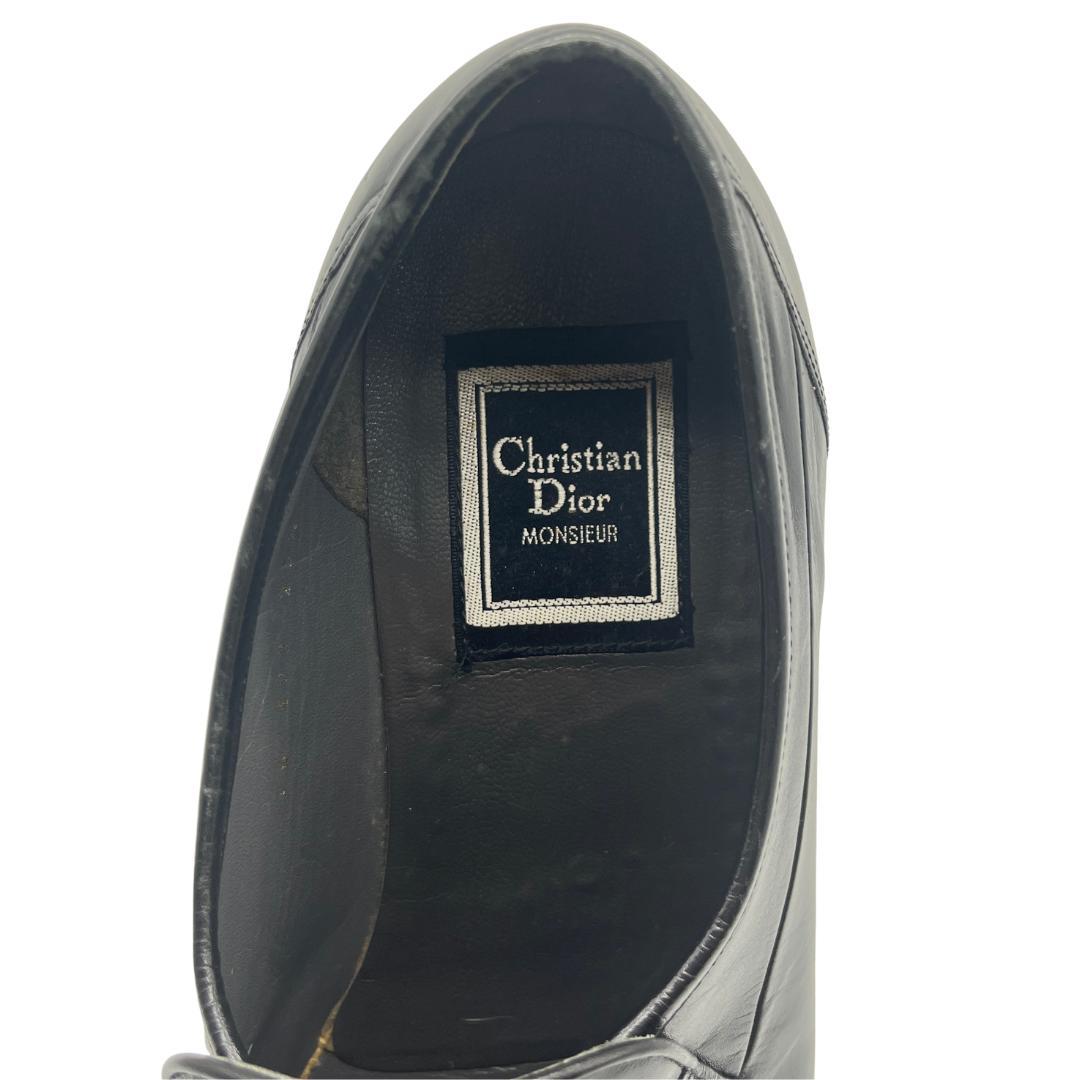 Christian Dior Monsieur レザーローファー 黒 41