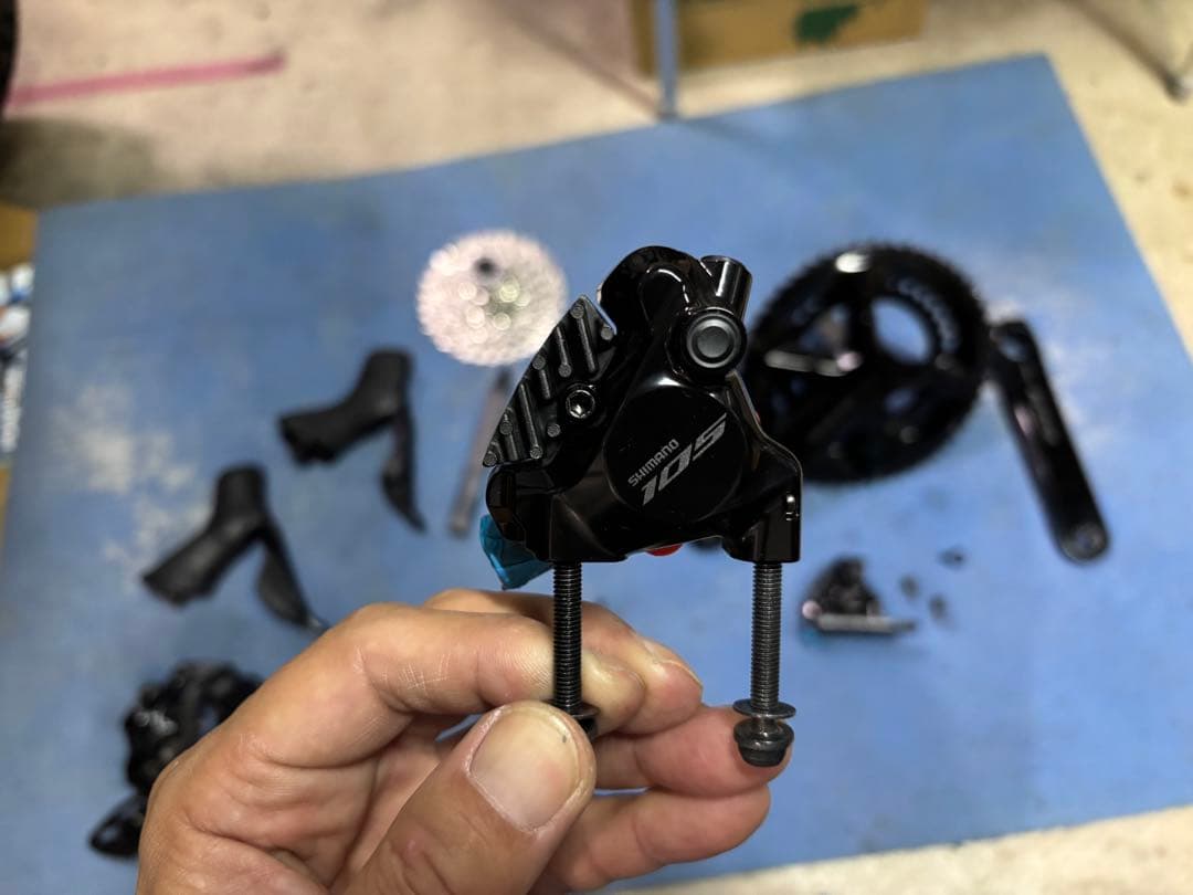 シマノ 105 Di2 12速 油圧ディスク グループセット 中古 作動確認済み