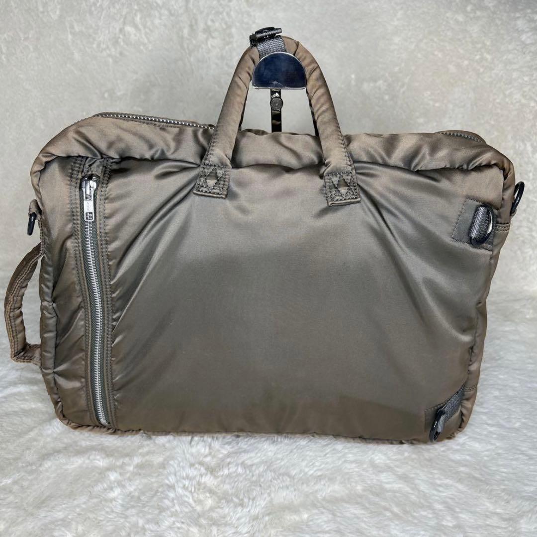 良品 PORTER ポーター タンカー 3way ブリーフケース　シルバーグレー