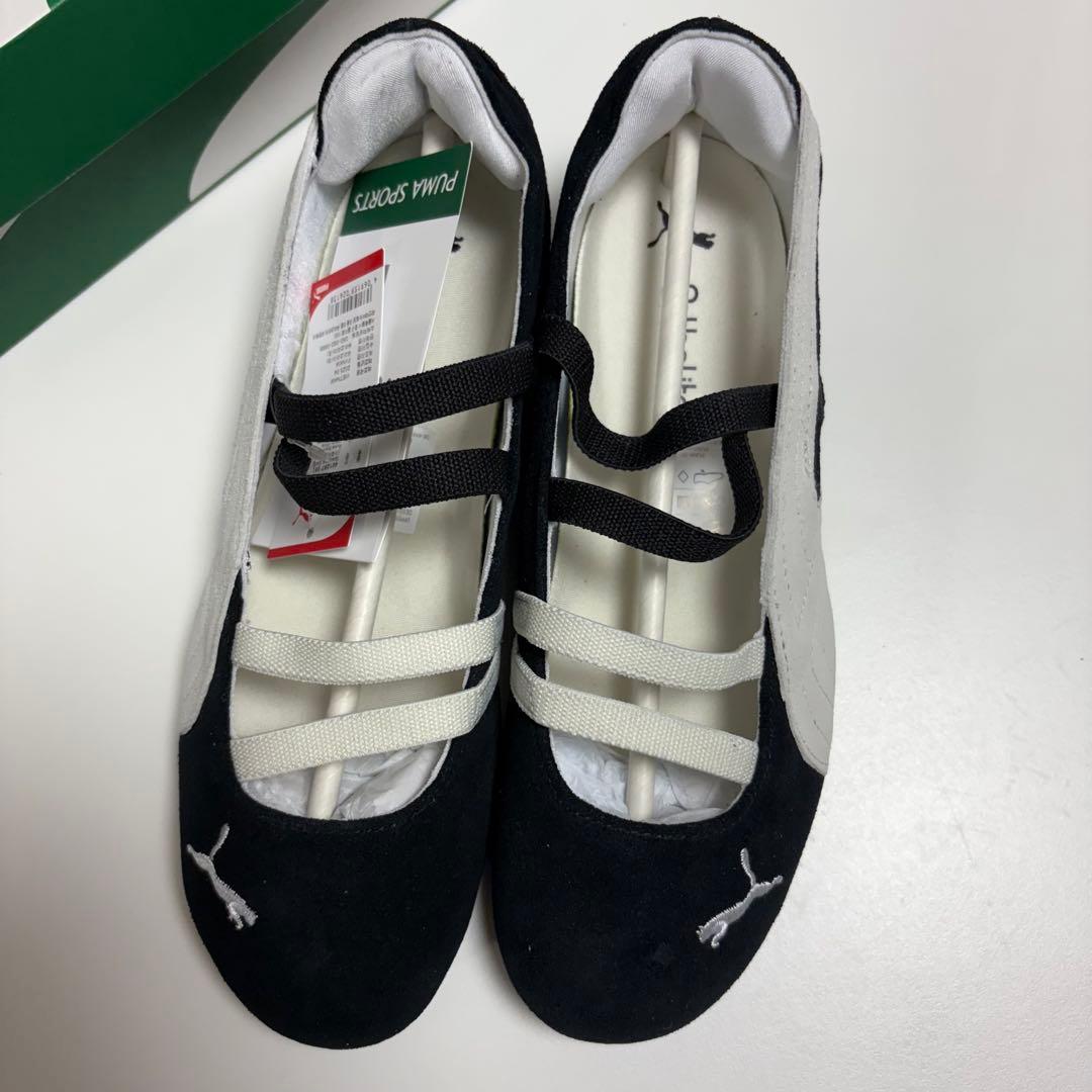 Puma フラットシューズ ブラック/ホワイト