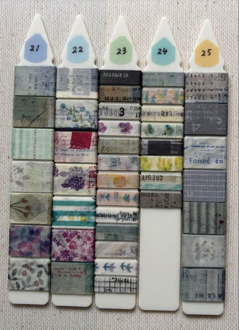 ヨハク　マステ281種各約50cm クリアマステ27種各6片　お裾分け切り売り