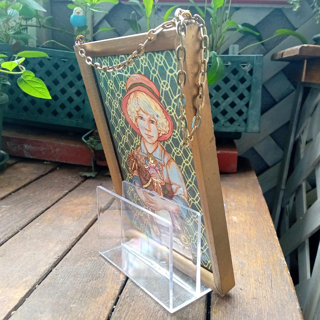 新品ジャン・ハガラ ステンドグラス 少女とお人形 ジョディ グラスマスターズ社