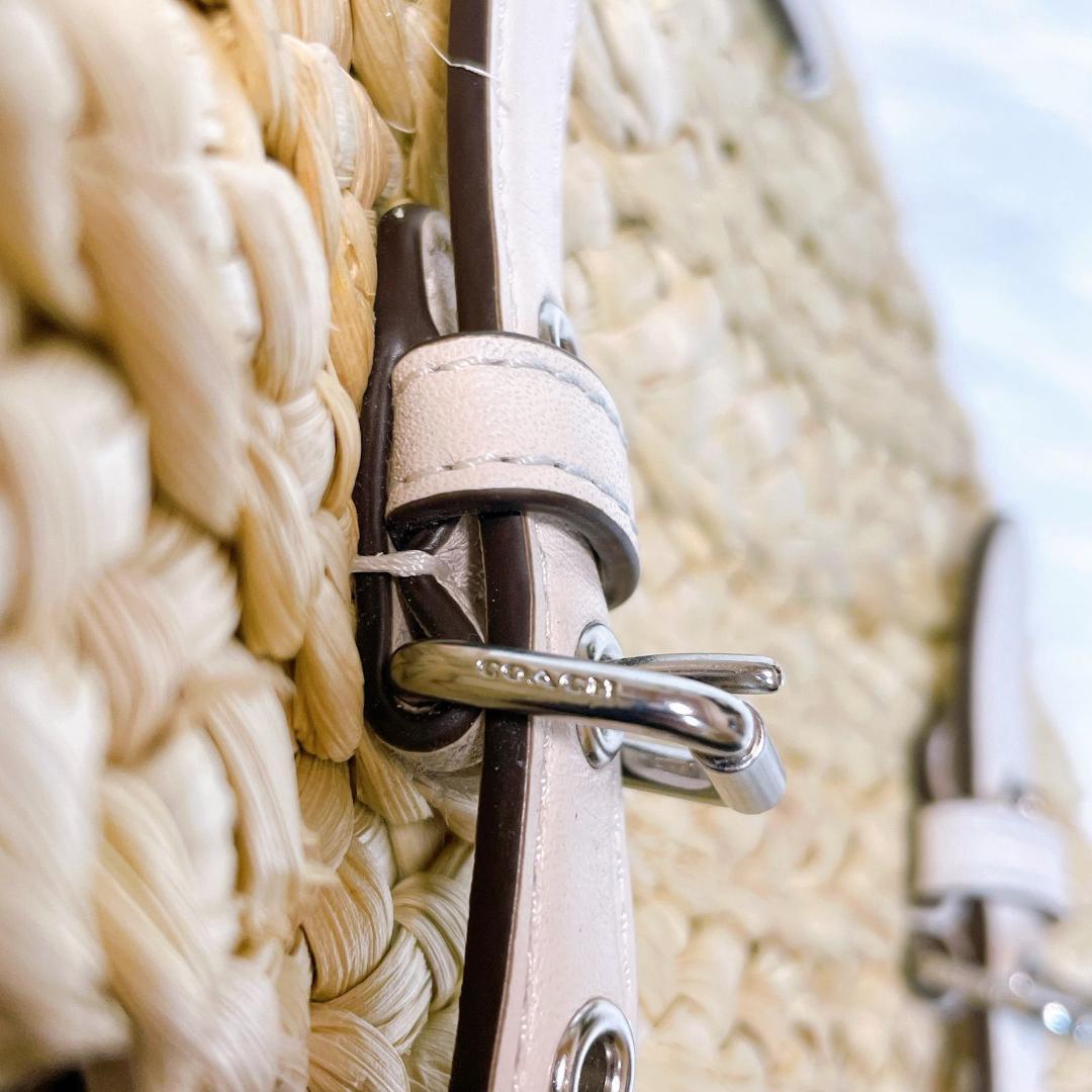 コーチ CJ519 ショルダーバック 2WAY　ハンドバック　カゴバック