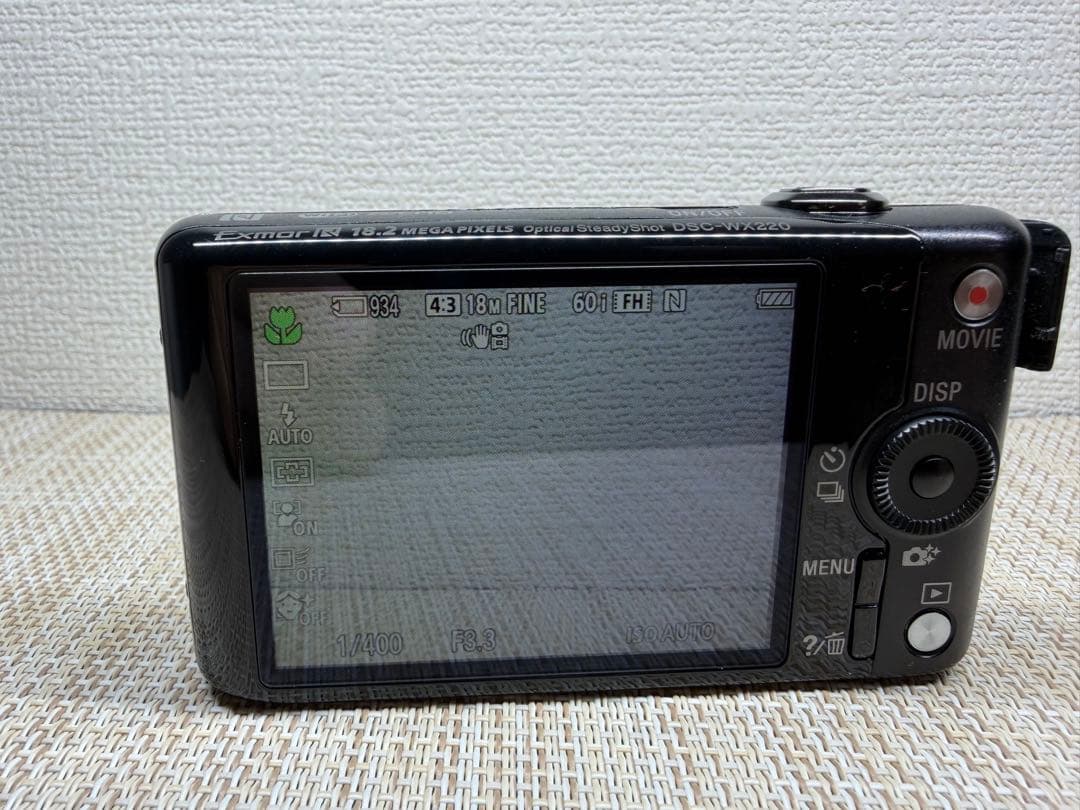SONY Cyber-shot DSC-WX220 デジカメまで動作品　中古