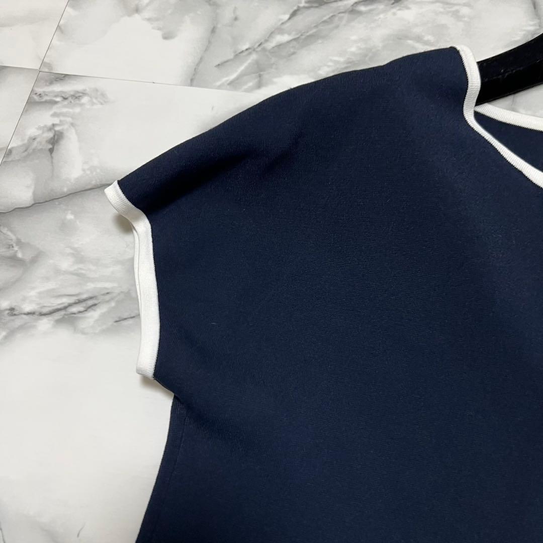 【美品】マックスマーラ　アンサンブル　白タグ　半袖ニット　カーディガン　L