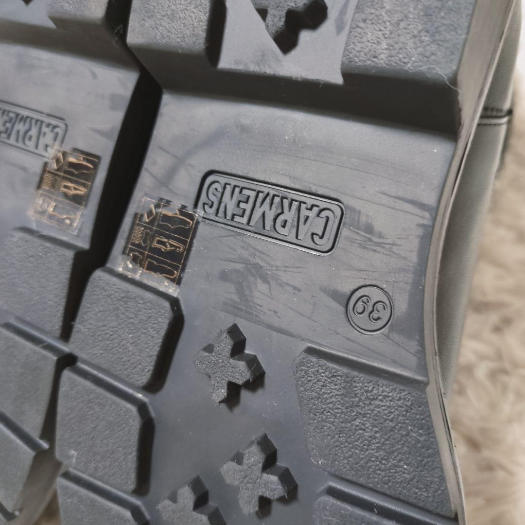 試着のみ！CARMENS　レザーサイドゴアブーツ　25cm　黒　イタリア製