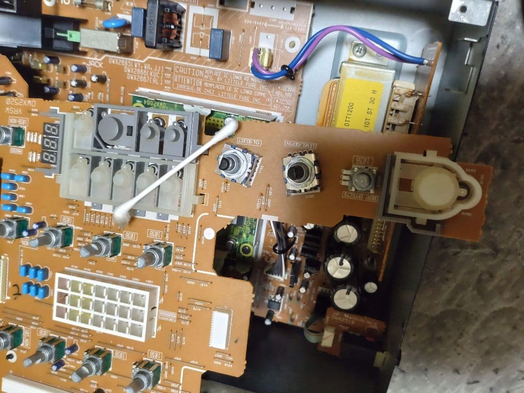 Pioneer　DJM-400　動作確認済　クロスCHフェーダー 交換　元箱あり