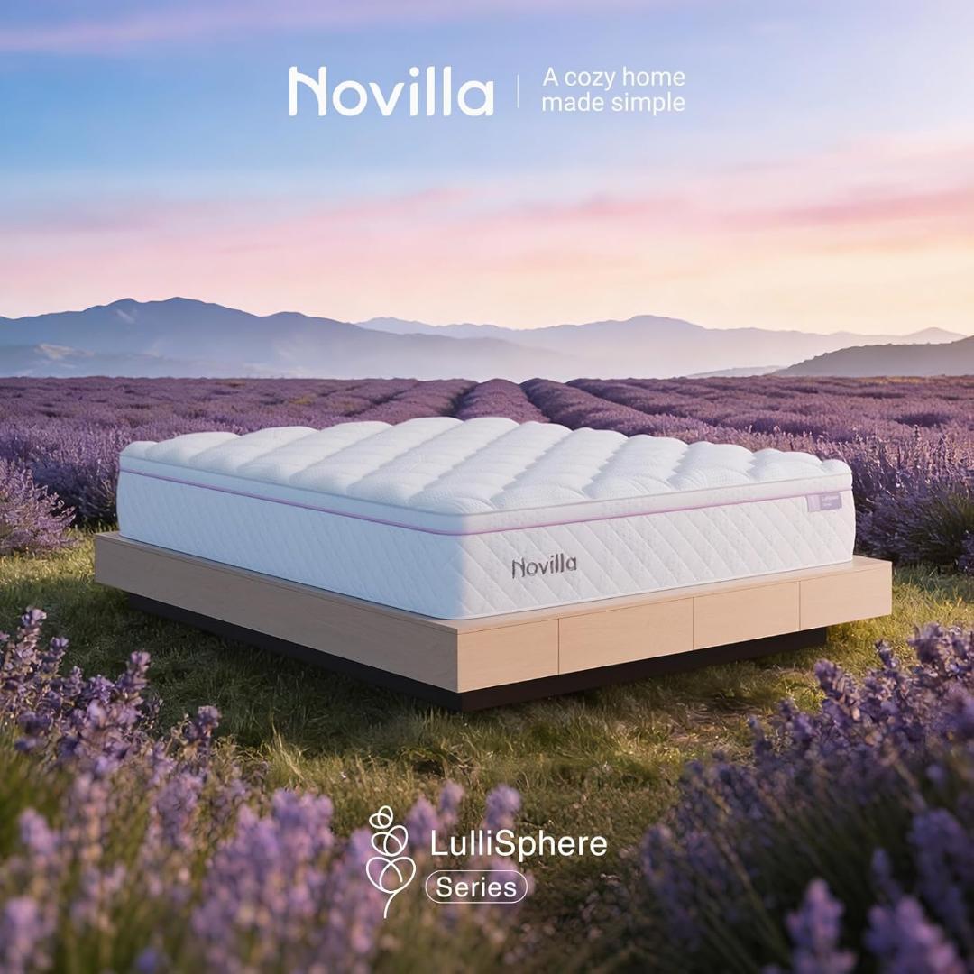 【R1824-74-169】ラベンダー香る高反発26cmポケットコイル