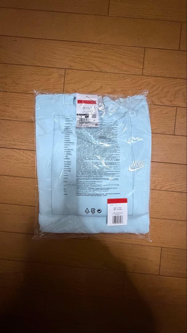 NIKE水色スウェットLサイズ