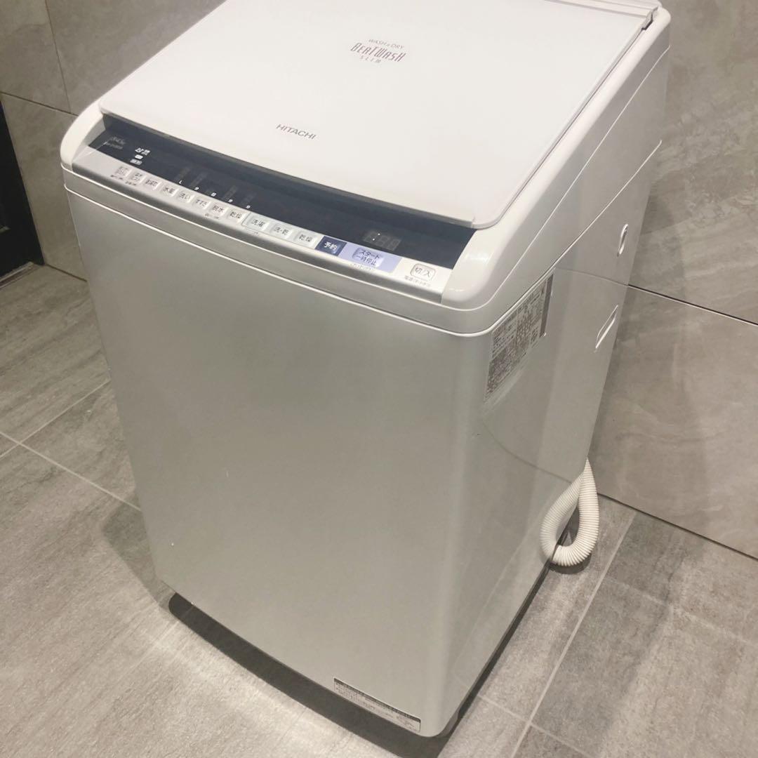 取付無料！日立ビートウォッシュ熱乾燥搭載！最高性能おしゃれ8kg洗濯機！冷蔵庫