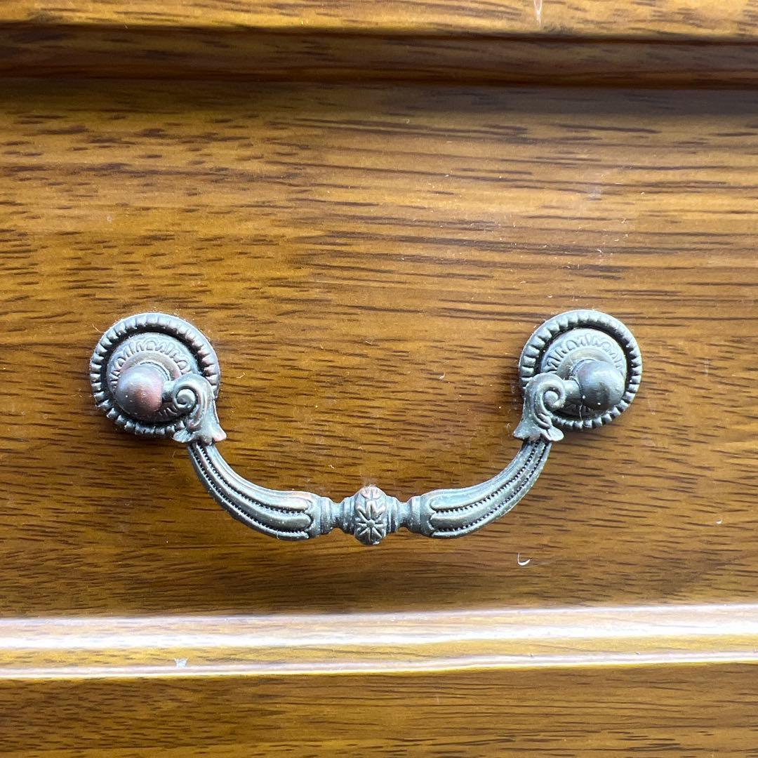 アンティーク調 木製チェスト 5段引き出し 収納家具 アメリカ 英国クラシック