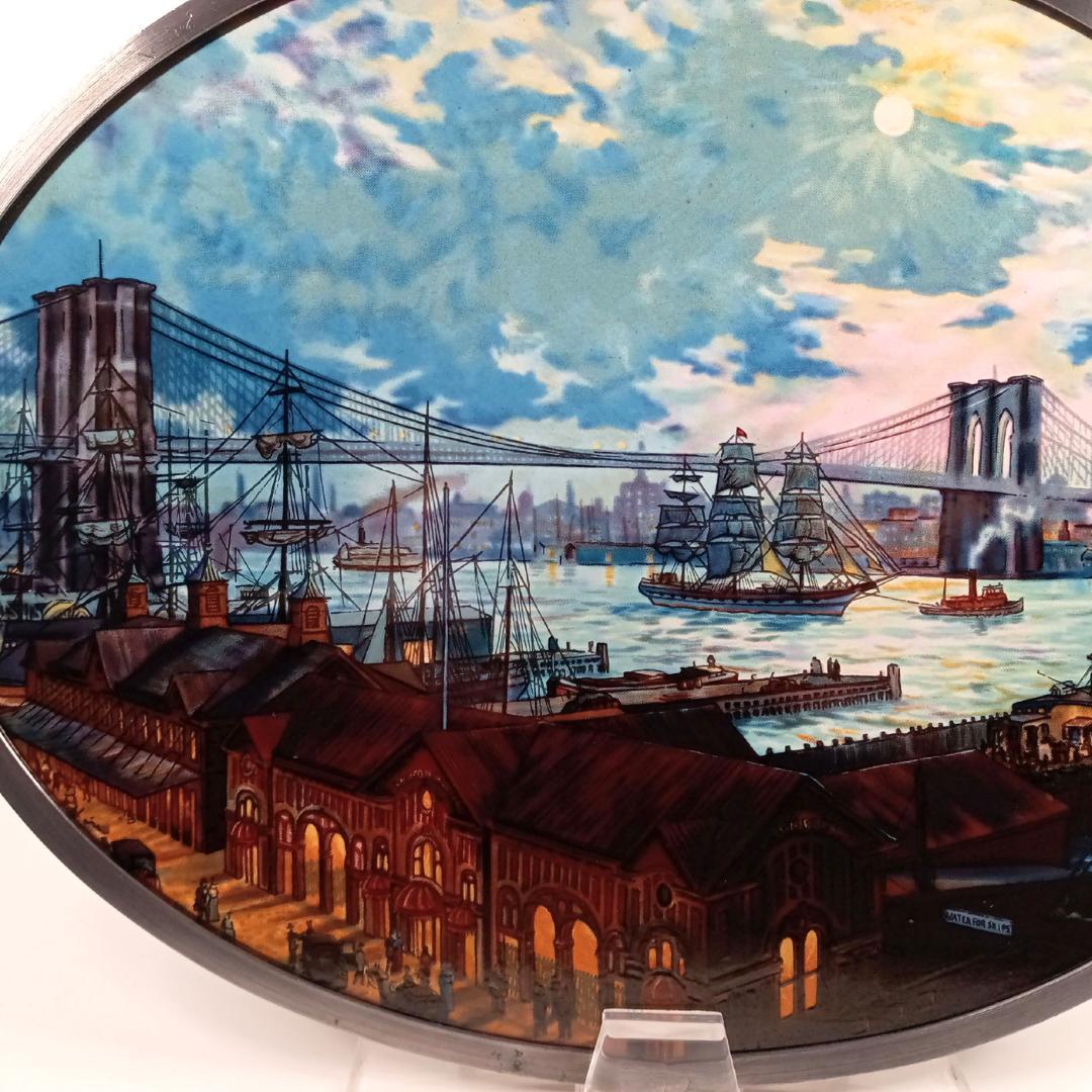 アメリカ ニューヨーク ステンドグラス ブルックリン橋グラスマスターズ社ブリッジ