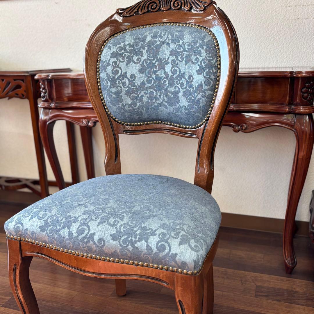 イタリア製 ダイニングチェア ブルー