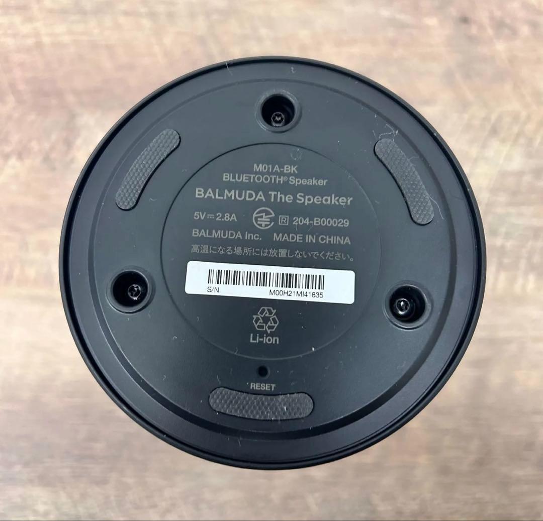 美品　BALMUDA The Speaker M01A-BK