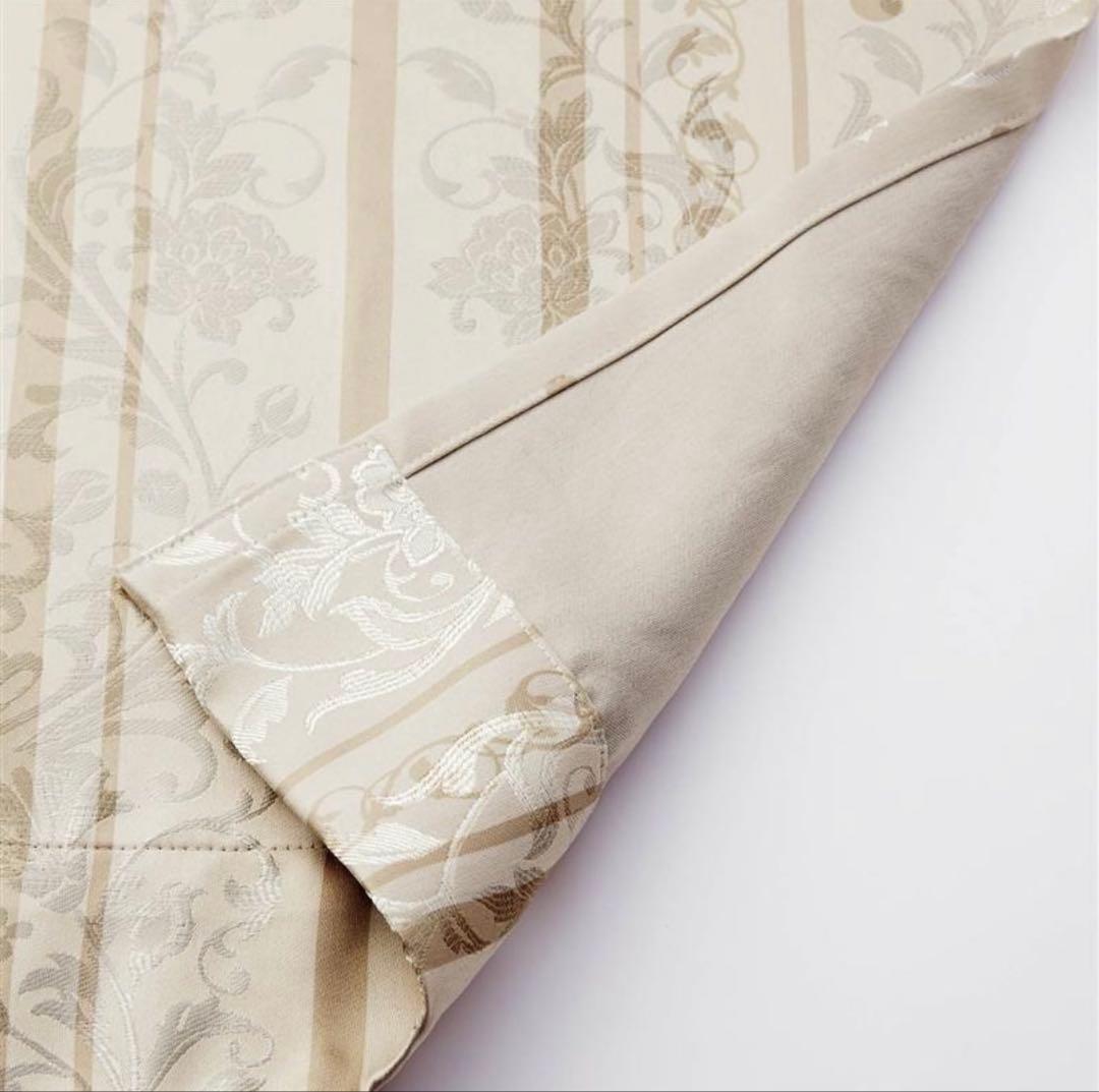 【新品未使用】ミッキー ジャガード遮光カーテン 約100×185cm 2枚セット