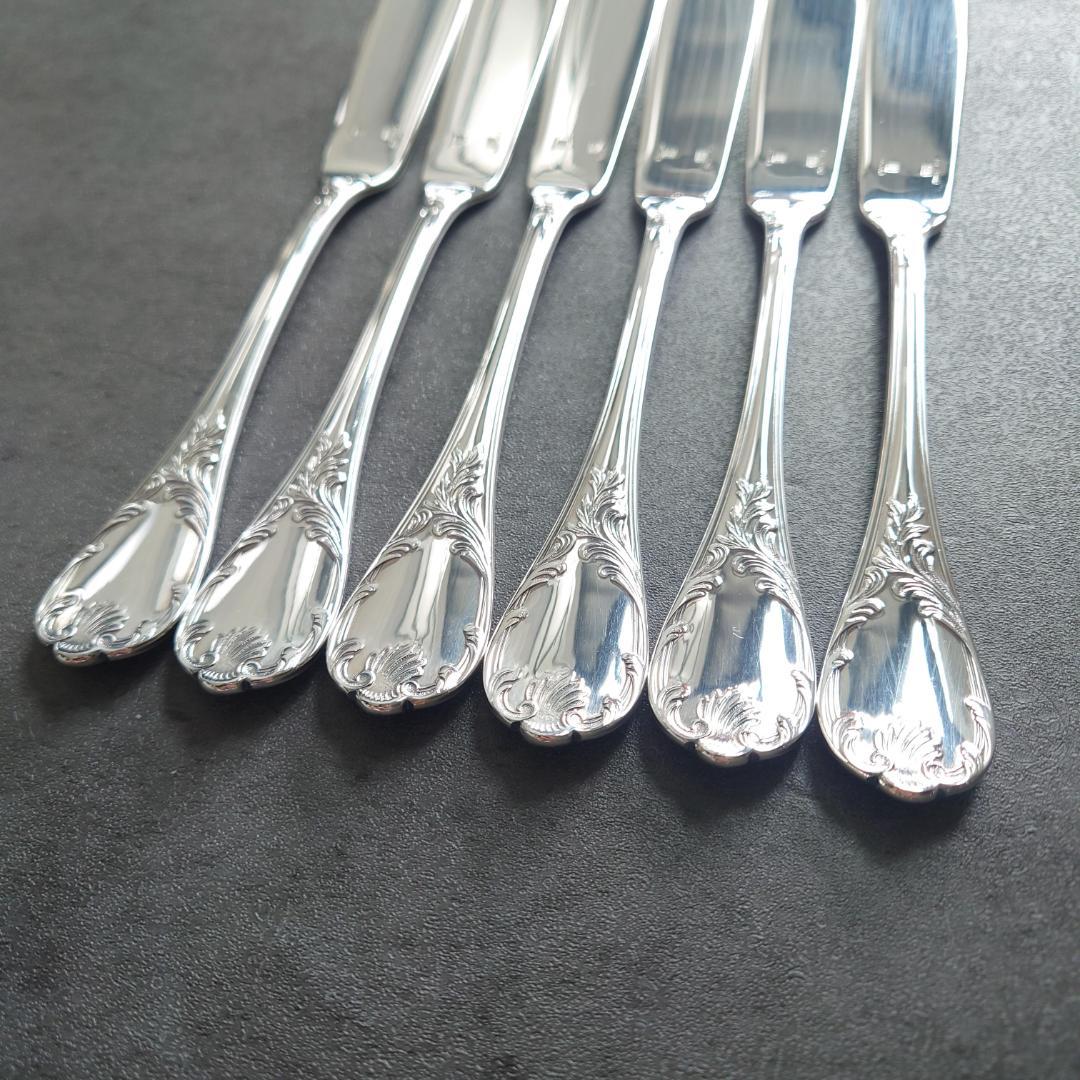 希少 美品 クリストフル マルリー フィッシュナイフ 6点