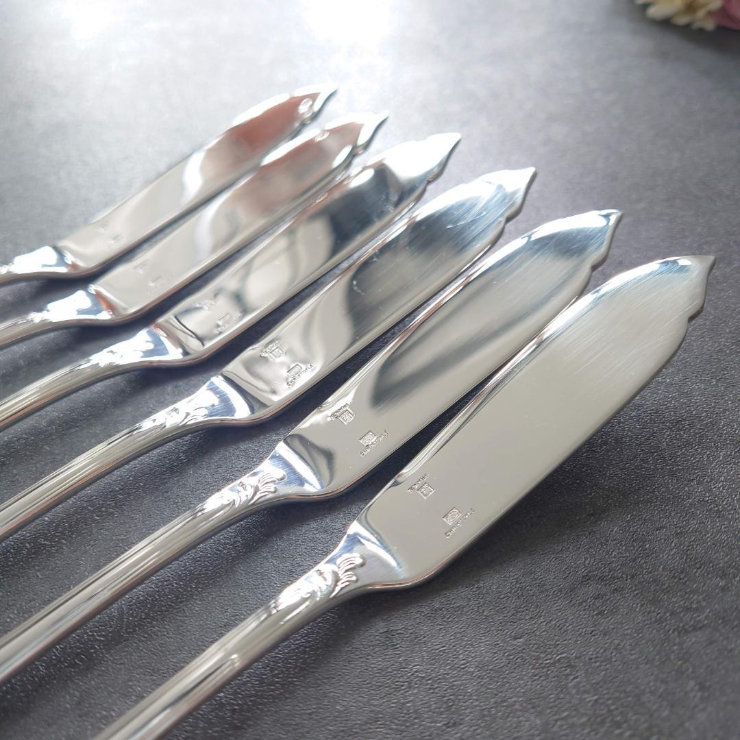 希少 美品 クリストフル マルリー フィッシュナイフ 6点