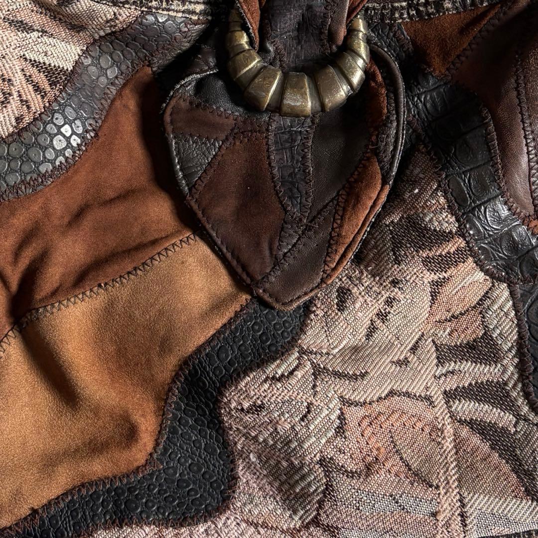 00's vintage 切り替え　ショルダーバッグ　アーカイブ　y2k