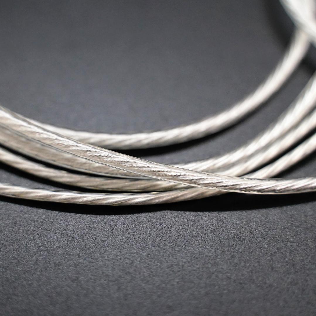 ついに7N 超冷凍製単結晶銅銀メッキ！最高スペックリケーブルMMXC/4.4mm