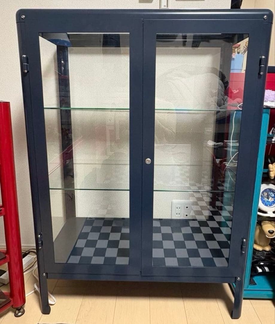 IKEA ファブリコール FABRIKÖR コレクションケース ブラックブルー