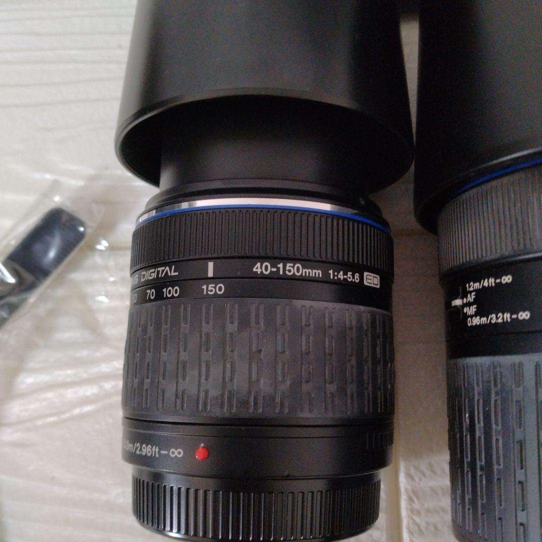 オリンパスE510　レンズ３本セット　リモートケーブル、バッテリー、付属品あり