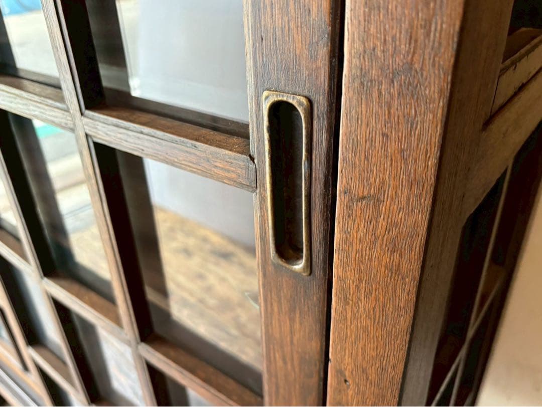 キャビネット 戸棚 インテリア 本棚 飾り棚 ビンテージ 昭和レトロ 当時物