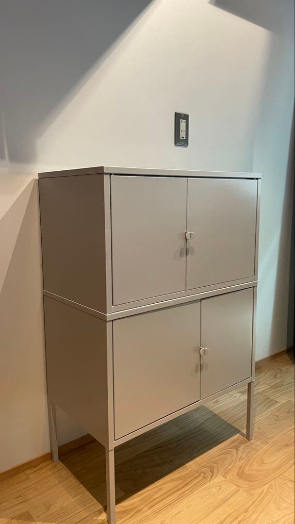 【配送料無料】IKEA リックスフルト キャビネット 2個セット　横並び可